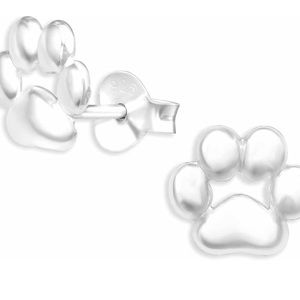 Monkimau Paws Earrings Gifts For Girls Stud Earrings For Women 925 Sterling